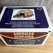 Garage Building G Scale 1:24 Scale Models By American Diorama Ts-15808