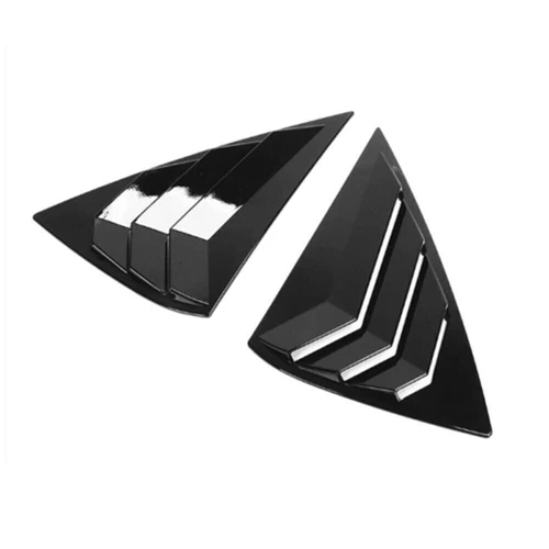 For Nissan Sentra Sylphy 2013-2019 Gloss Black Rear Window Louver Shutter Cover - Foto 9 di 9