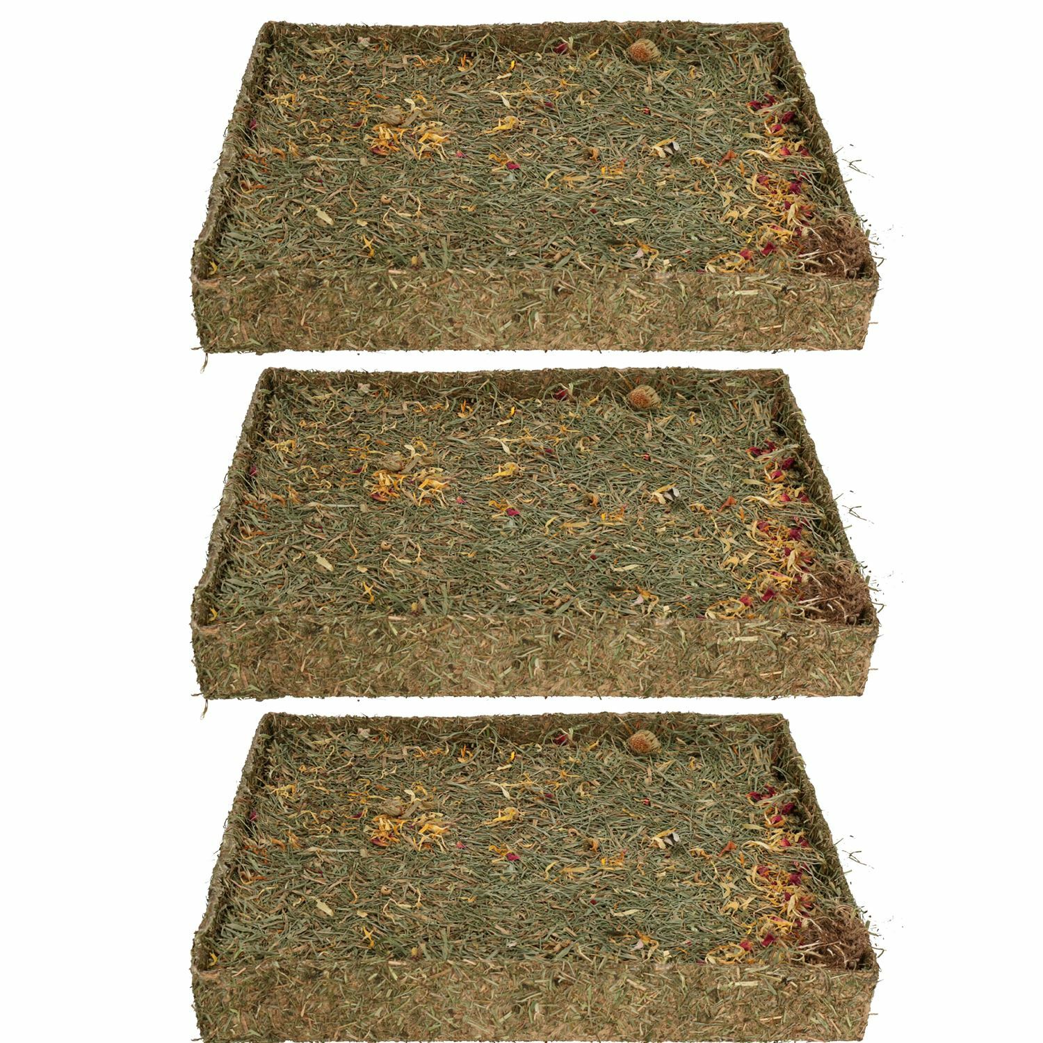 Small Animal Pet Treat Rabbit Guinea Pig Nibble 'N' Dig Meadow 3Pack