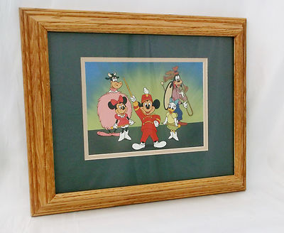 Disney Mickey Mouse Band with Friends Lithograph-Matted/Framed-17