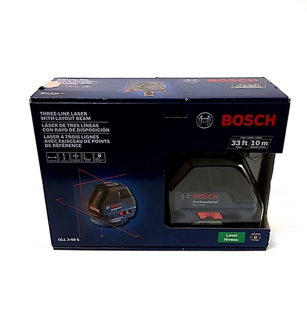 Bosch Gll 3 50s Three Line Laser With Layout Beam For Sale Online