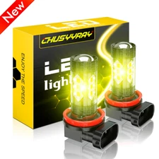 2X LED Fog Light Bulbs H8 H11 Fog Light Bulb yellow 4500k High Power DRL Lamps