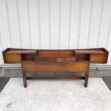 Mid-Century Full Size Headboard *flawed gem*