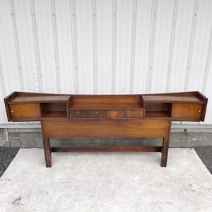 Mid-Century Full Size Headboard *flawed gem*