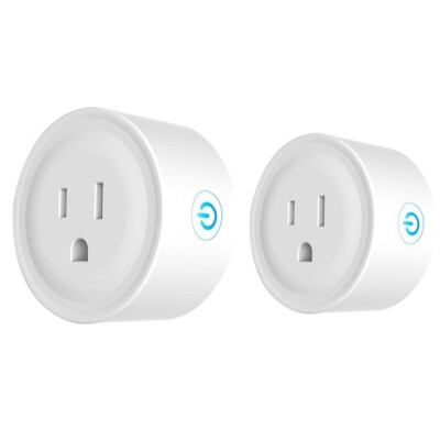 2 Pack Deco Gear Wi-Fi Smart Plugs (Compatible with Amazon Alexa & Google Home)