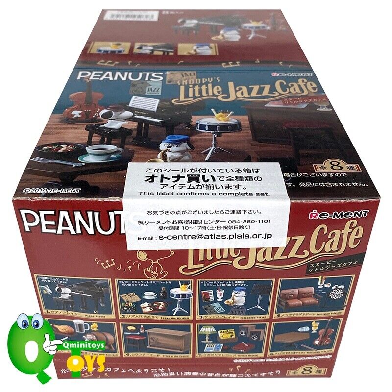 Rare 2019 Re-Ment Snoopy Little Jazz Cafe Full Set of 8 pcs Rare 2019 Re-Ment Snoopy Little Jazz Cafe Full Set of 8 pcs