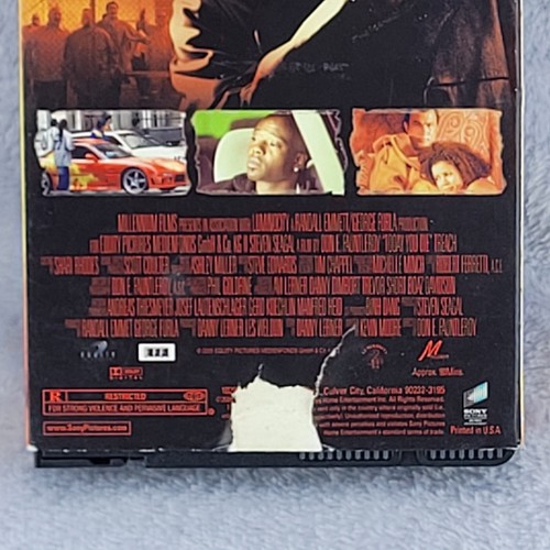 Today You Die VHS 2005 Steven Seagal Sarah Buxton Anthony Criss TESTED - Imagen 4 de 10