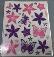 Adesivi adesivo fiori fiore farfalle farfalla auto moto scooter bici casco