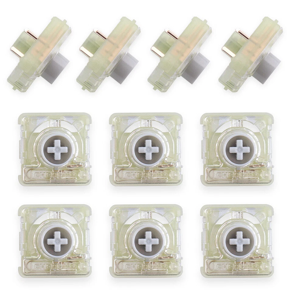 10X Interruptores de eje rojo para teclado mecánico RGB de bajo perfil CORSAIR Cherry MX Foto 2 de 4