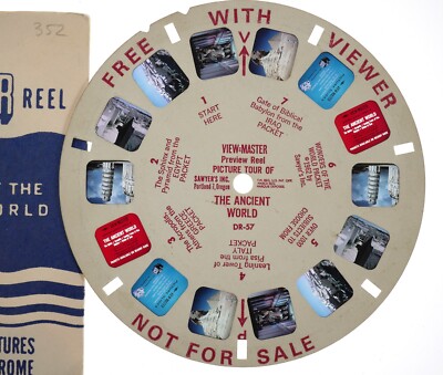 View-Master DR-57 Demo Preview Reel THE ANCIENT WORLD - Sawyer's