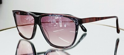 Vintage ST. MORITZ Sunglasses CENDA NEW Burgandy plastic RETRO 58-20 HONG KONG