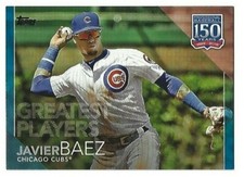 2019 Topps Update 150 Years Of Baseball Blue Javier Baez #21