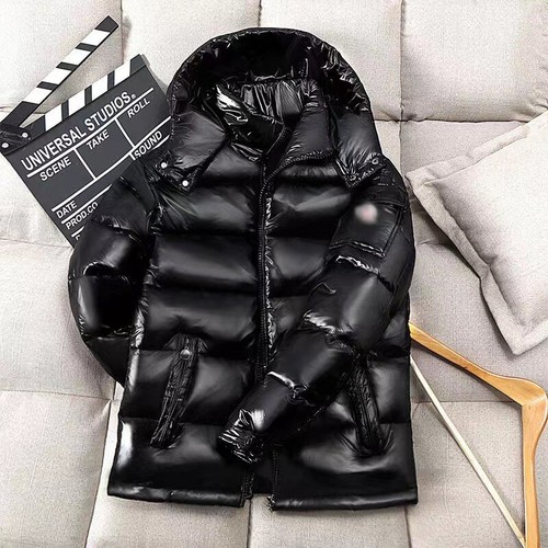 Hombres Abrigo de Plumón de Pato con Capucha Brillante Espesado Invierno Algodón Chaqueta Cárdigan Prendas de abrigo - Imagen 15 de 17