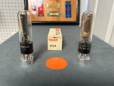 Pair of RCA  IP29 Tubes - 1972 - 1958 - No way To Test