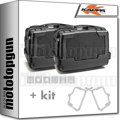 KAPPA SIDE CASES KGR46NPACK2 GARDA 46 LT KAWASAKI VERSYS 650 2020 20