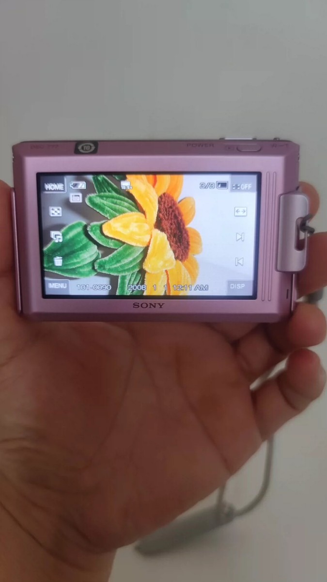 SONY CyberShot DSC-T77 (良品） SONY Cyber Shot DSC-T77 PINK 10.1MP Camera w/Battery Charger