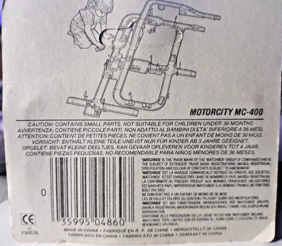 Matchbox  © Refuse truck 'Refuse Disposal'  1989 MB36  Matchbox  China OVP - Bild 3 von 4
