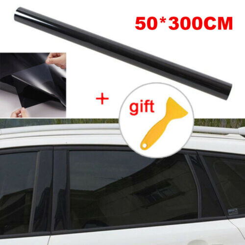 UV Protector Sunshade Film 20% VLT  Glass Sticker 300x50cm Car Window Tint - Picture 1 of 12