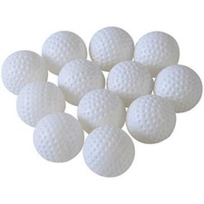Quality Plastic Golf Balls, 12 Pack