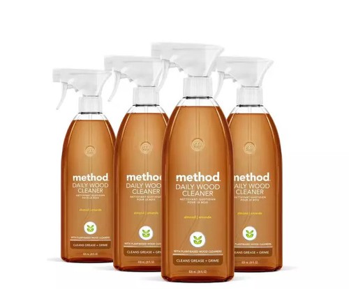 Method 28 oz. Almond Daily Wood Cleaner Spray (4-Pack)