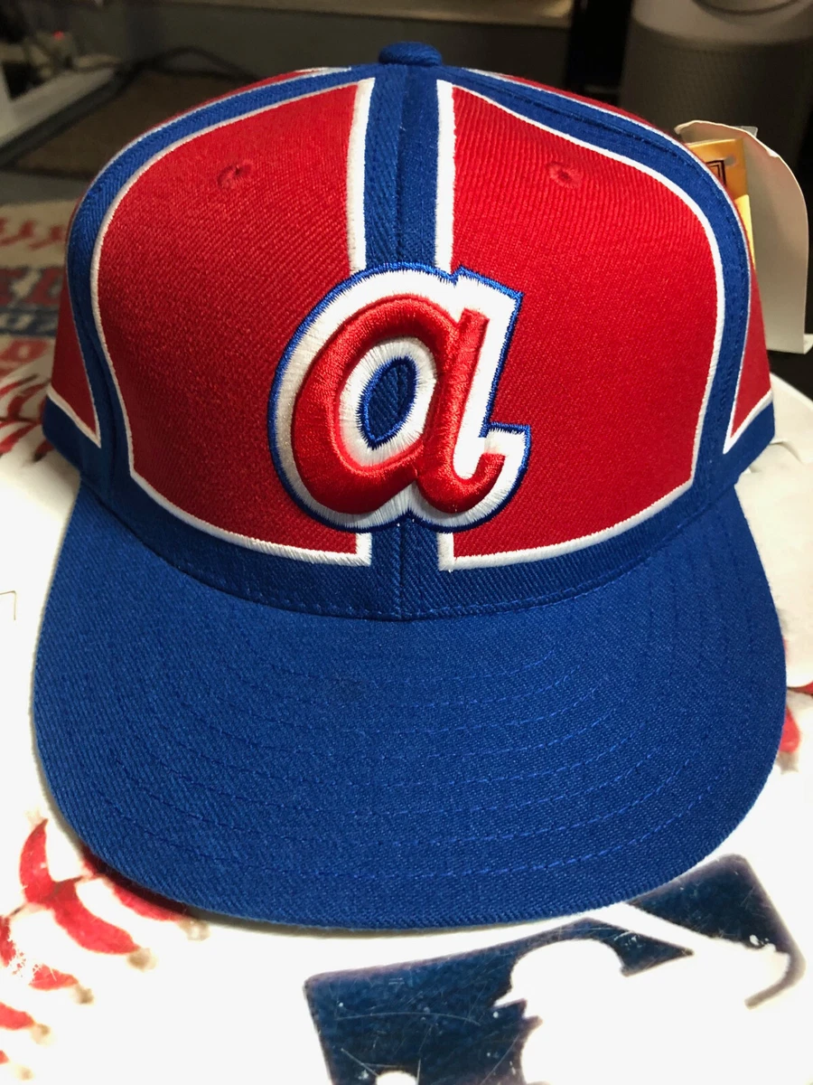 Atlanta Braves MLB Vintage American Needle Cooperstown Collection Fitted  Hat Cap