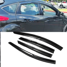 For 12-18 Ford Focus Mugen JDM Style Window Visors Sun Rain Deflectors Guards 3J