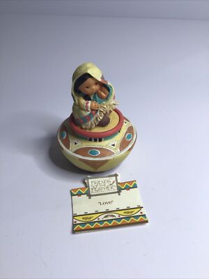 Enesco Friends of the Feather 1995  Love  Trinket Box #171778 (29)