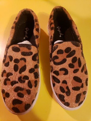 qupid leopard sneakers