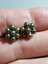 4-4.5 MM ROUND CULTURED FRESHWATER PEARL 14KT SOLID YELLOW GOLD STUD EARRINGS