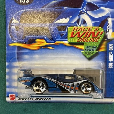 2002 Hot Wheels Blue Card Collector 153 Sol-Aire CX4.