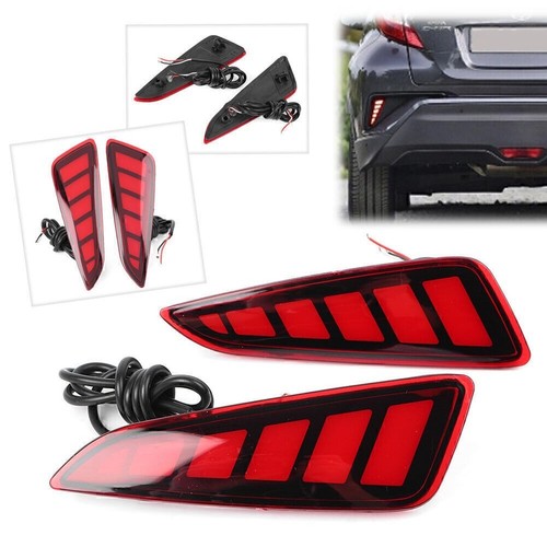 Rear Bumper Reflector LED Brake Driving Tail Light For Toyota C-HR CHR ...
