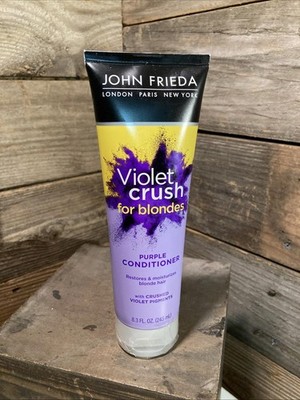 John Frieda Violet Crush For Blondes Purple Conditioner for Blonde Hair ~ 8.3 oz