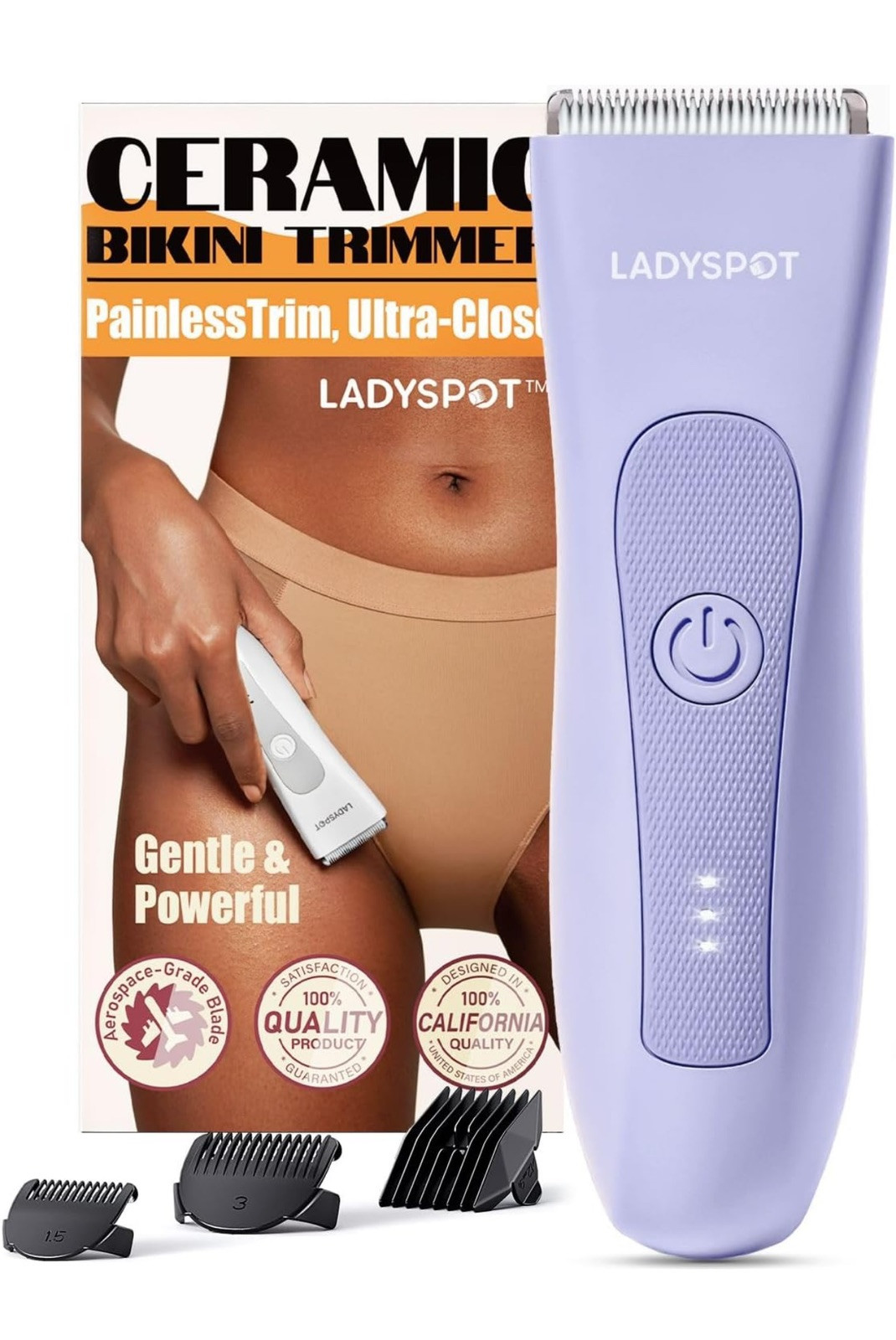 LADYSPOT&trade; Electric Razors for Women, Shaving and Grooming 