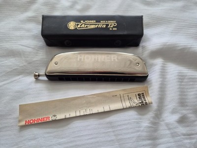 Hohner Chrometta 12 Mundharmonika - C 255/48 Top Zustand
