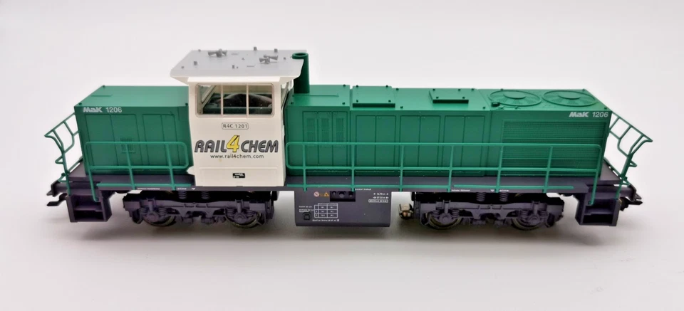 Märklin H0 37631 E-Lok "Rail 4 Chem" MAK 1206 R4c mfX Digital neuwertig ohne OVP - Bild 2 von 4