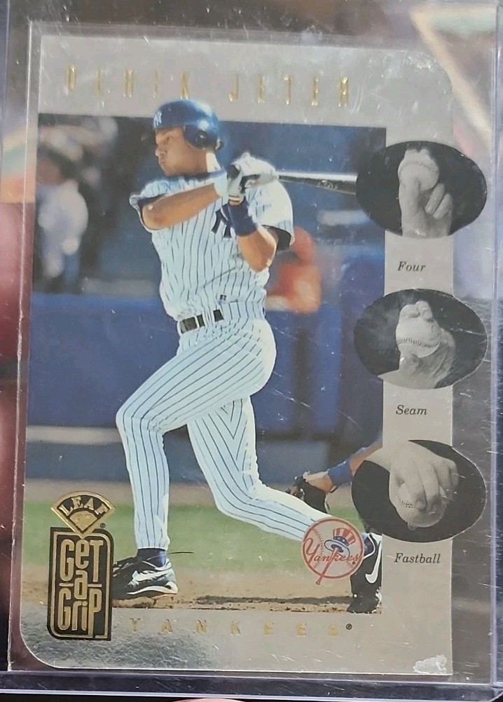 1997 Leaf - Get a Grip Derek Jeter, Al Leiter #14 /3500