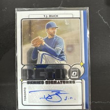 T.J. ZEUCH - 2021 Donruss Optic - AUTO - 