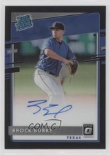 2020 Panini Donruss Optic Black Prizm 42/50 Brock Burke #RRS-BB Auto RC 1u6