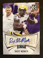 2021 Leaf Draft RACEY MCMATH Indianapolis Colts  Rookie AUTO RC