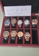 9 Herrenarmbanduhren, Sammlungsauflösung