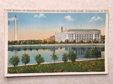 O1060 Vintage Postcard New Bureau Of Printing And Engraving Washington DC