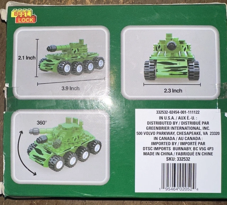 Juego de 79 piezas militares Best Lock Army Foto 2 de 2