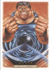 2024 Upper Deck SkyBox Marvel Masterpieces '92 Platinum - Blob Leather Card #1