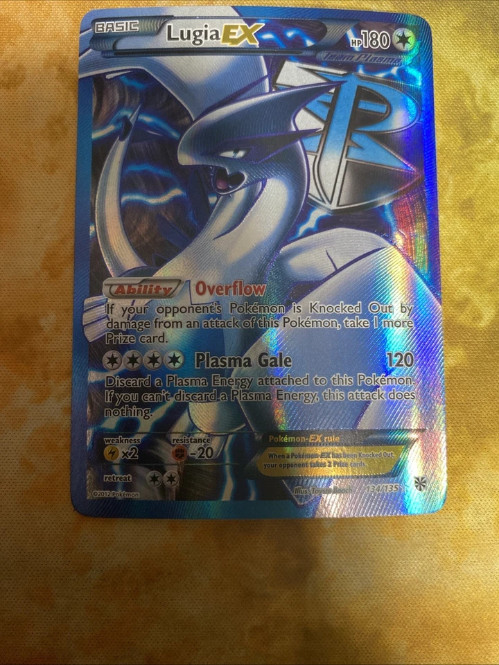 Lugia EX (Team Plasma) (134 Full Art) 134/135 Plasma Storm Holo Foto 3 de 4
