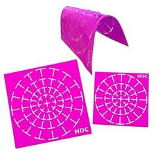 Super Flex Silicone Stencil Set - Dotting Tools - - 2 pc Mandala Stencils -