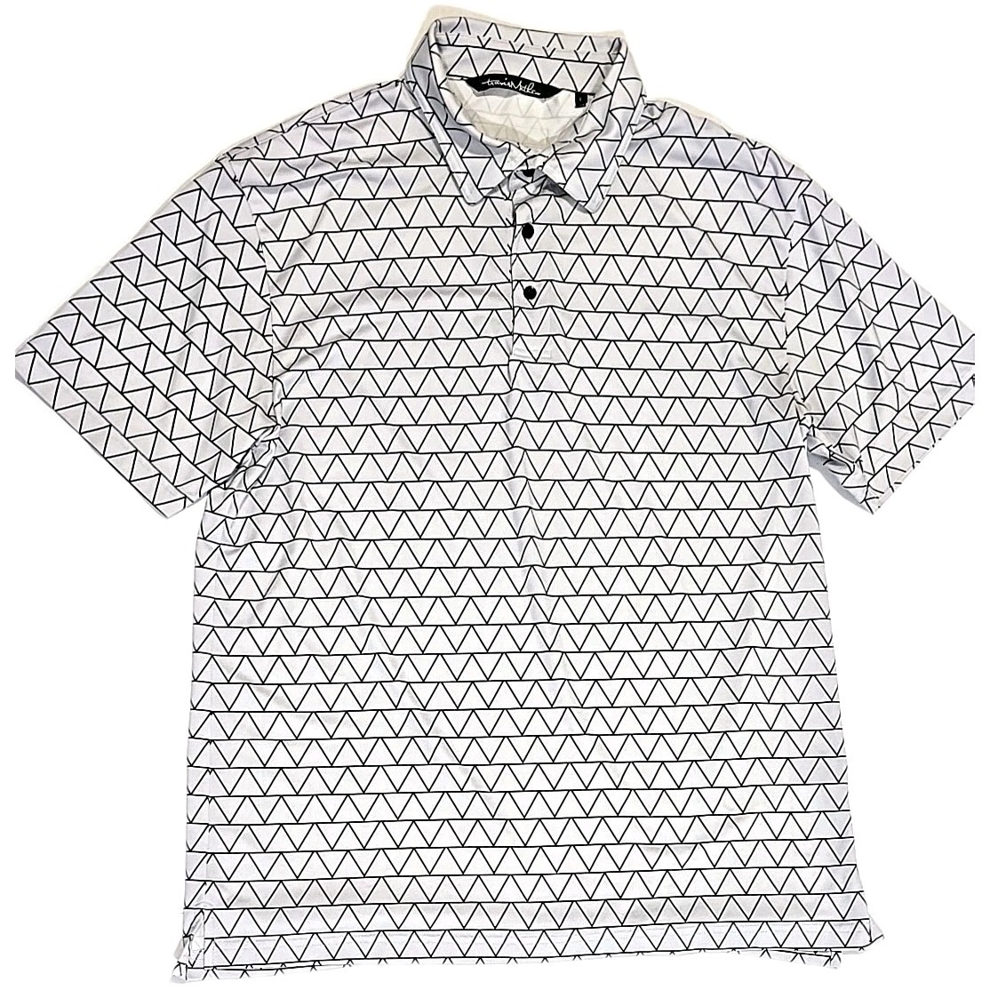 Travis Mathew Performance Stretch Geometric Light… - image 1