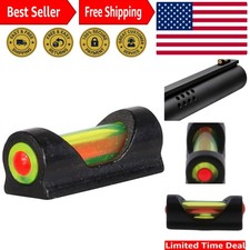 High-Visibility Airsoft Gun Sight - CNC-Machined Dual Color Lens for Shotguns