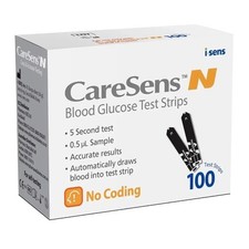 CareSens N Blutzucker 100 TESTSTREIFEN LANGE VERFALLSZEIT - (100%...