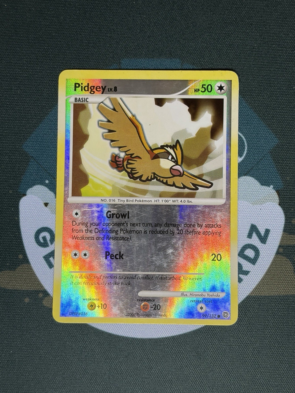 Pokémon TCG Pidgey 99/132 Common Reverse Holo Secret Wonders LP