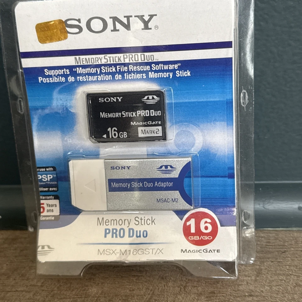 Sony Memory Stick Pro Duo 16 GB/GO  (MSX-M16GST/X) - Image 2 of 4